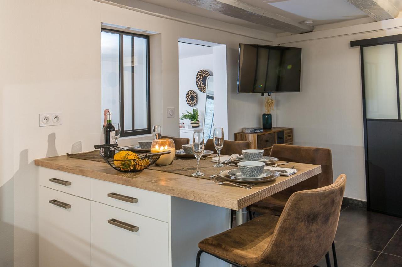 Appart 4 Pers Design Et Cosy Avec Jardin Au Coeur De Sélestat Dış mekan fotoğraf