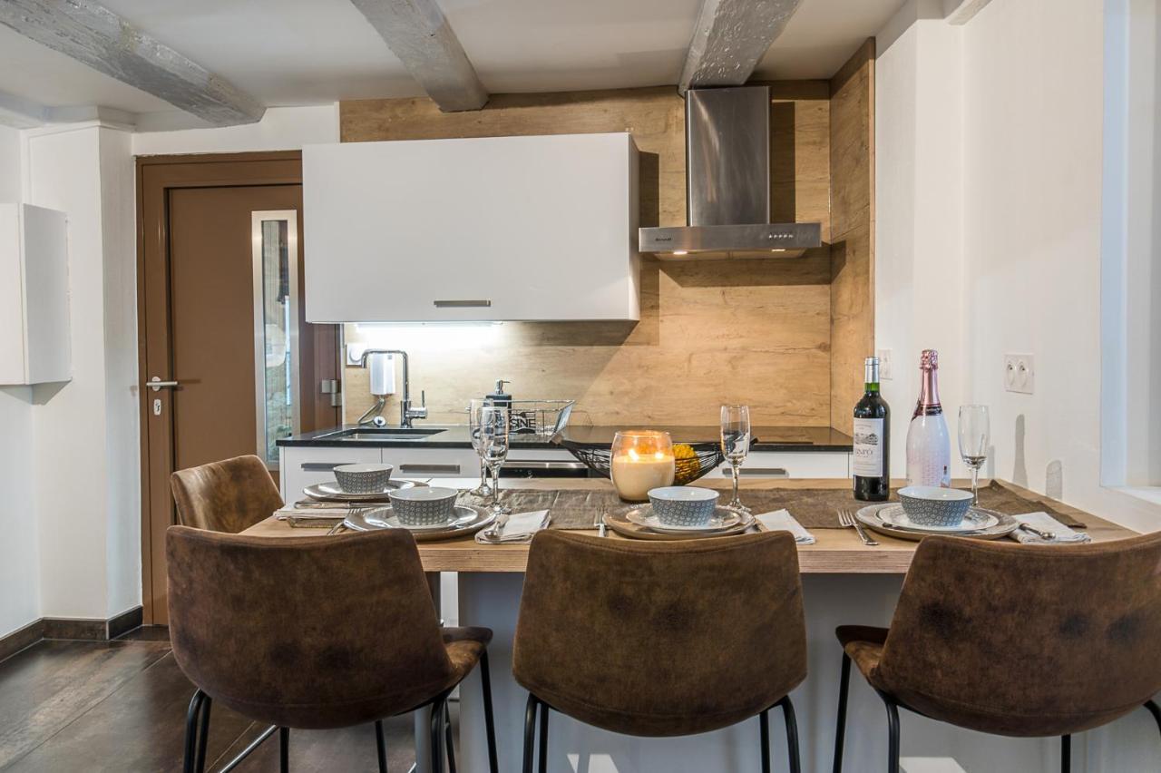 Appart 4 Pers Design Et Cosy Avec Jardin Au Coeur De Sélestat Dış mekan fotoğraf